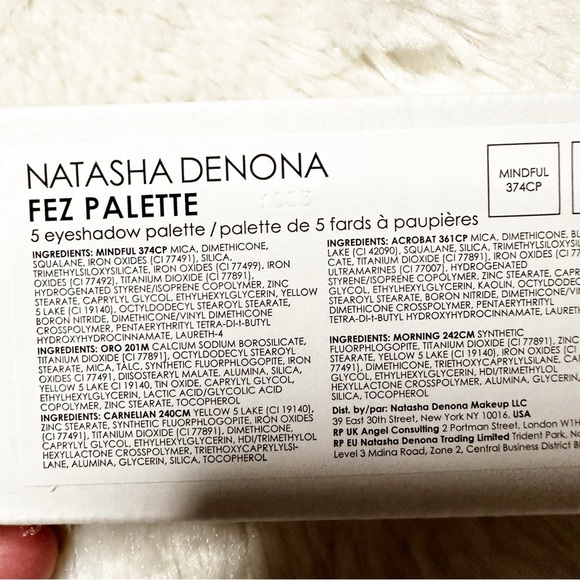 NIB Natasha Denona Fez Eyeshadow Palette 5 Shades Desert Browns & Blues - Picture 9 of 11